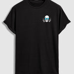 Men's Skull Print Casual Round Neck Short Sleeve T-Shirt