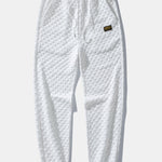 Checkerboard Jacquard Quarter Zip Sweatshirt & Jogger Pants