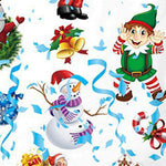 Men's Colorful Christmas Print Crew Neck T-shirt