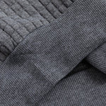 Men's waffle texture solid color casual sweatshirt