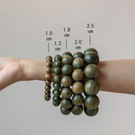 Buddha Stones Tibetan Green Sandalwood Soothing Cure Bracelet (Extra 35% Off | USE CODE: FS35)