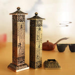 Buddha Stones Heart Sutra Alloy Incense Holder Healing Home Decoration Incense Burner