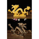 Buddha Stones Feng Shui Dragon Auspicious Cloud Wealth Luck Decoration