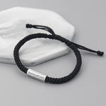 Buddha Stones Seven Deadly Sins Seven Virtues Braided String Bracelet