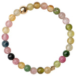 Buddha Stones Natural Tourmaline Positive Love Ring