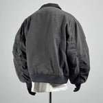 Retro Multi-pocket Color-blocked Lapel Work Jacket