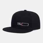 Fully Charged No Power Embroidered Baseball Cap