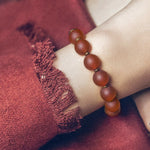 Buddha Stones Tibetan Red Agate Green Agate Copper Confidence Fortune Bracelet