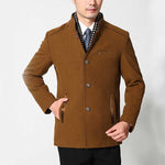 Stand Collar Slim Coat