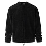 Loose-fitting Casual Crew Neck Jacket