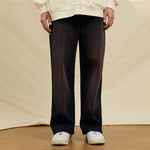 Washed Solid Gradient Trousers
