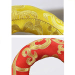 Buddha Stones Tibetan Singing Bowl Handcraft Cushion Decoration