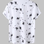 Men's Hawaiian Resort Style Floral Print Short Sleeve Shirt