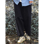 Loose-fitting Wide-leg Casual Straight-leg Pants