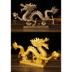 Buddha Stones Feng Shui Dragon Auspicious Cloud Wealth Luck Decoration