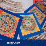 Buddha Stones Tibetan Handmade Thangka Painting Blessing Thangka Blind Box Random Color Pattern