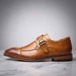 Arezzo Leather Monk Loafers