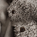 Sleeveless Faux Lamb Wool Vest
