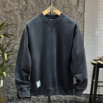 Crew Neck Loose Drop Shoulder Sweatshirt