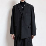 Stitching Decoration Loose Suit