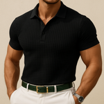 Men Lop-up Hollow Short-sleeved Polo