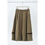 Women's Cracked Color Block Flower Tulip Skirt