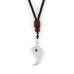 Buddha Stones 990 Sterling Silver Yin Yang Balance Harmony Necklace Pendant (Extra 30% Off | USE CODE: FS30)