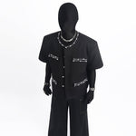 Heavy-duty Pearl Diamond-encrusted Jacket