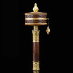 Buddha Stones Tibetan Prayer Wheel Six True Words Copper Balance Decoration