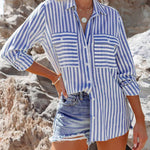 Zeagoo Long Sleeve Shirts V Neck Printed Pocket Shirt for Women Casual Business Work Office 2026 | Under $40