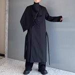 Long Scarf Collar Trench Coat