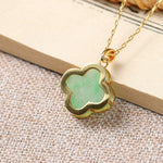 Buddha Stones "May Luck and Joy Be With You" Jade Necklace Includes Gift Message Card