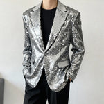 Sequined Suit Set Stage Performance Party Tuxedo