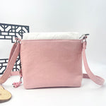 Buddha Stones Embroidered Camellia Epiphyllum Gardenia Sakura Flowers Crossbody Bag Shoulder Bag Cellphone Bag