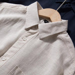 Linen Drape Loose Casual Shirt