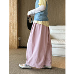 Women's Drawstring Elastic-waist Loose Casual Pants