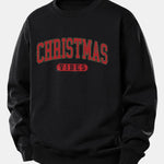 Christmas Print Relax Fit Sweatshirt