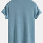 3 Pieces Short Sleeved Waffle Polo