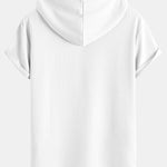 Ribbed Hooded  Arc Hem T-Shirt & Shorts