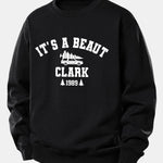 It's a Beaut Clark Christmas Tree Car Print Relax Fit Sweatshirt