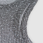 Men's hollow sexy sequined woven mesh sleeveless vest