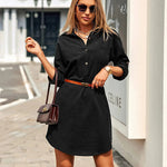 Zeagoo Women's Cotton Shirt Dress