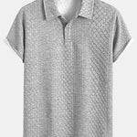 Geometric Diamond Jacquard Polo & Shorts