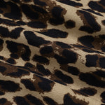 Men's Leopard  Corduroy Lapel Casual Long Sleeve Shirt