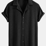 Striped Terry Cuban Shirt & Striped Terry Cuban Shorts