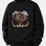 Money Hand Print Relax Fit Sweatshirt