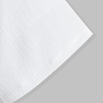 Men's Cotton Linen Lapel Short Sleeve Shirt