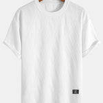Relax Fit Diamond Jacquard T-Shirt & Diamond Jacquard Shorts