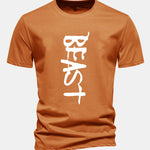 Regular Fit Beast Print Cotton T-Shirt