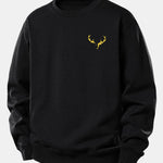 Reindeer Print Relax Fit Sweatshirt